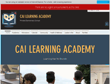 Tablet Screenshot of cailearningacademy.org
